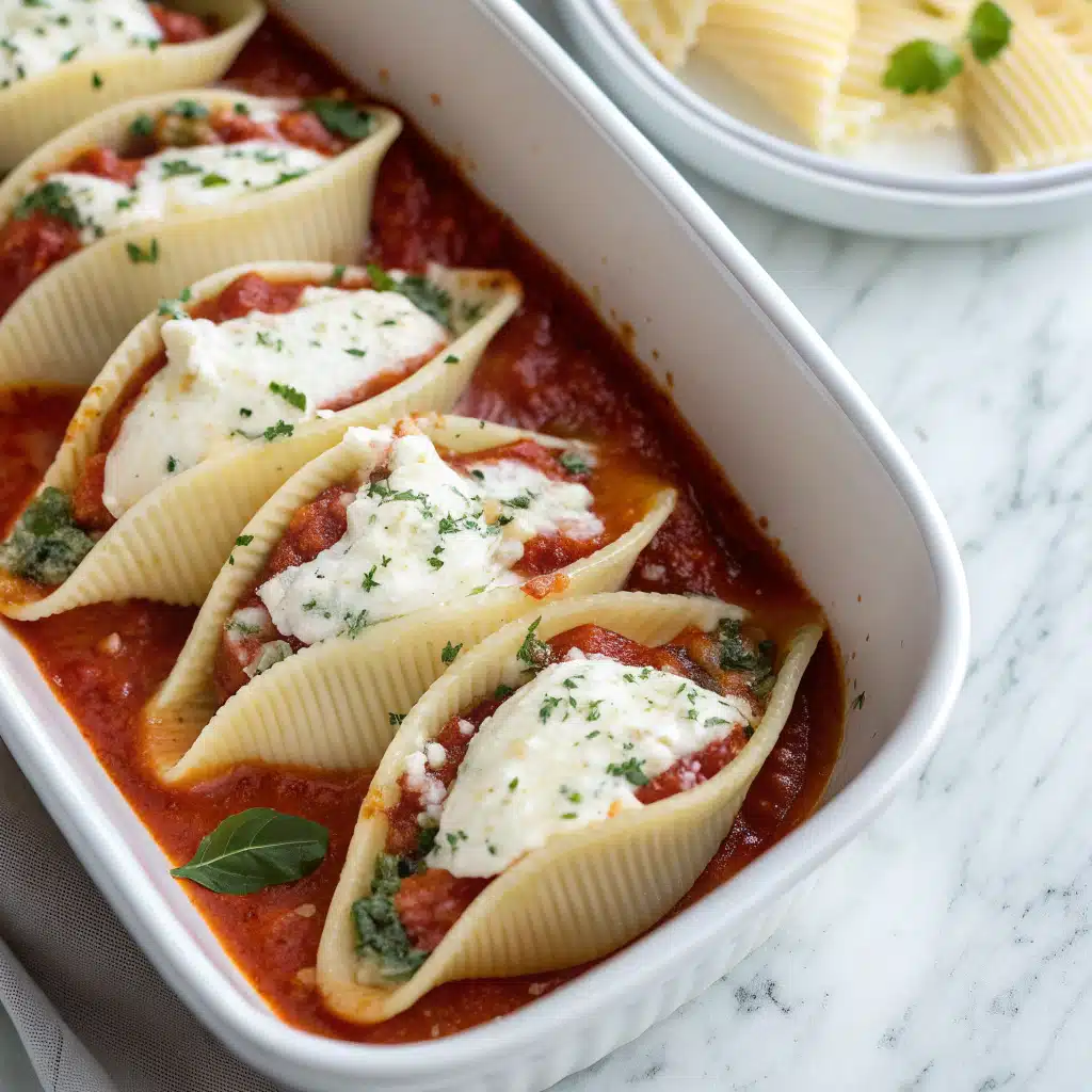 Classic Stuffed Shells: A Healthy Vegetarian Pasta Bake
